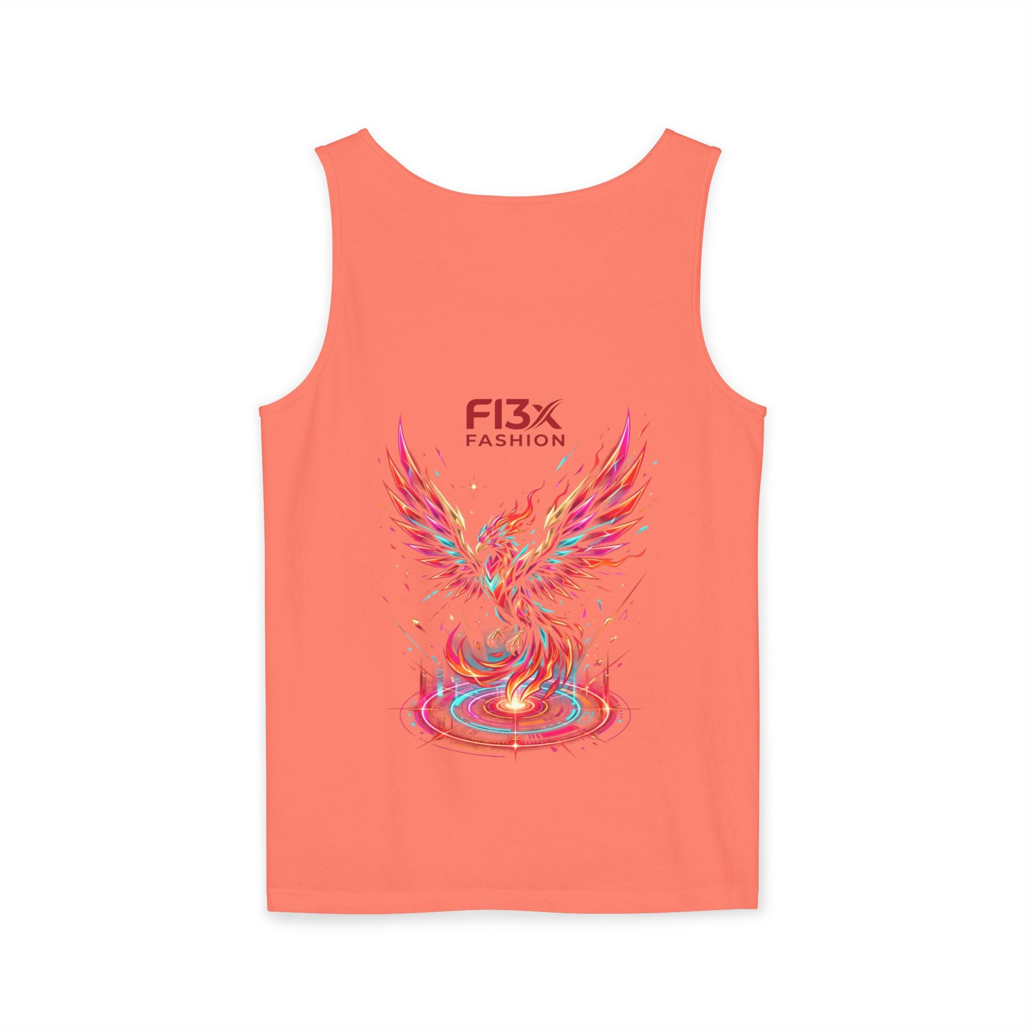 Phoenix Graphic Tank Top — Colorful Rising Firebird Design