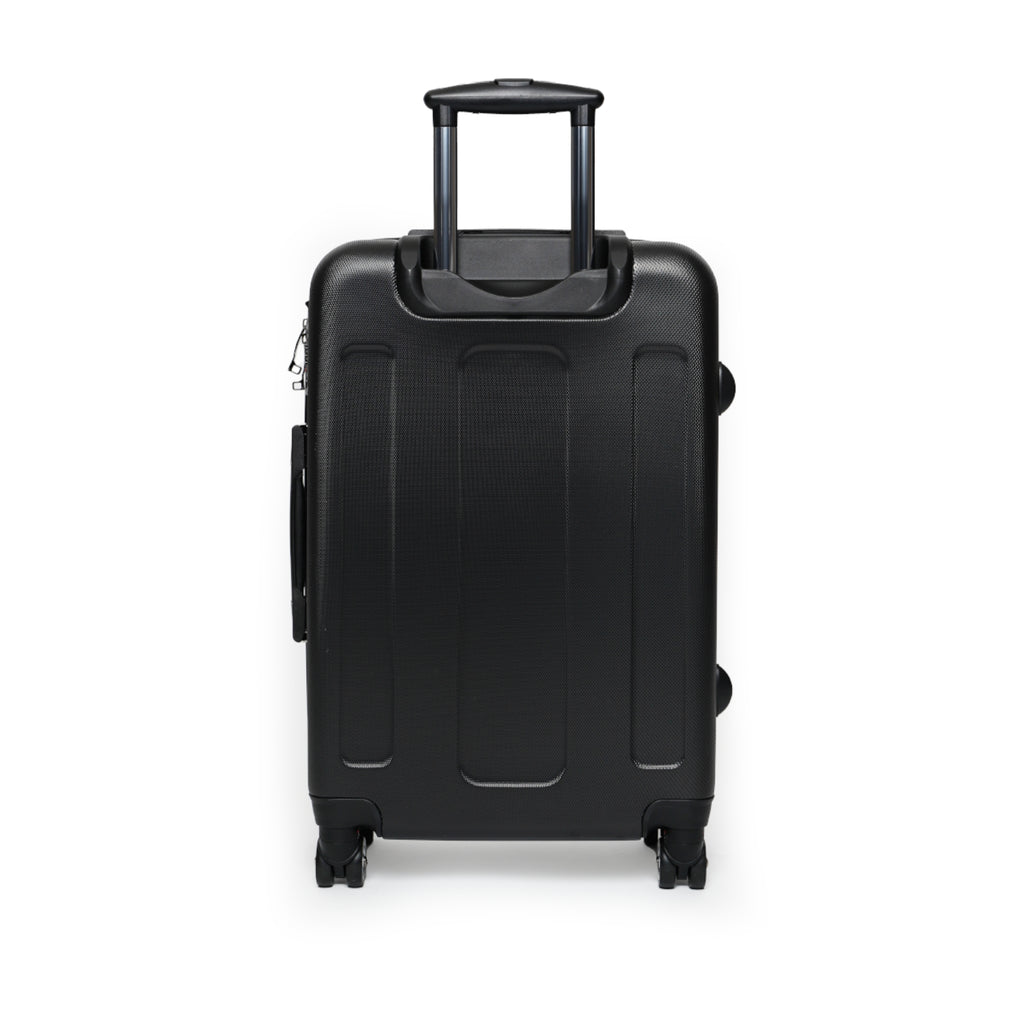 Sticker-Graphic Carry-On Suitcase — Urban Monkey Patch Travel Luggage