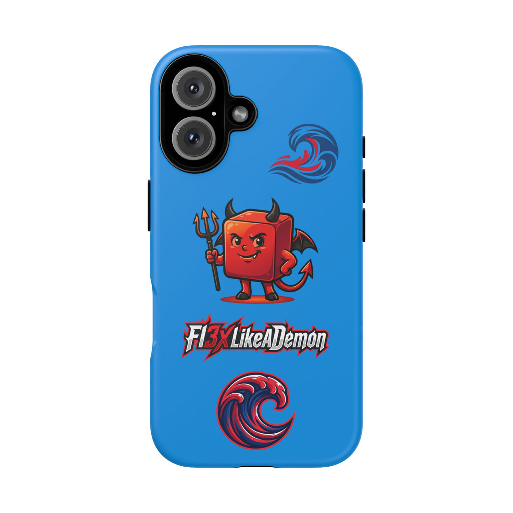 Phone Case — 'Fly Like A Demon' Cute Devil Graphic Protective Cover