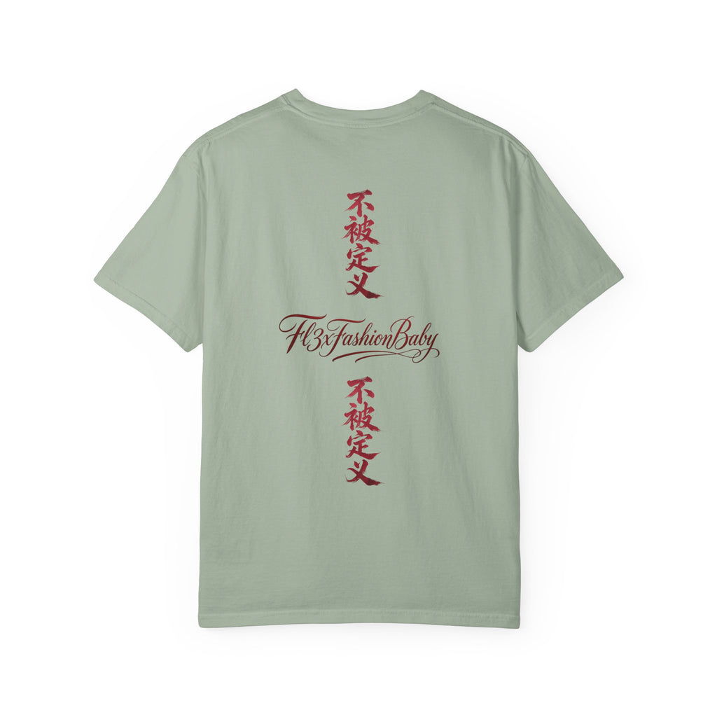 Graphic T-Shirt — Urban Asian-Inspired Logo Tee with Kanji & Devil Icon