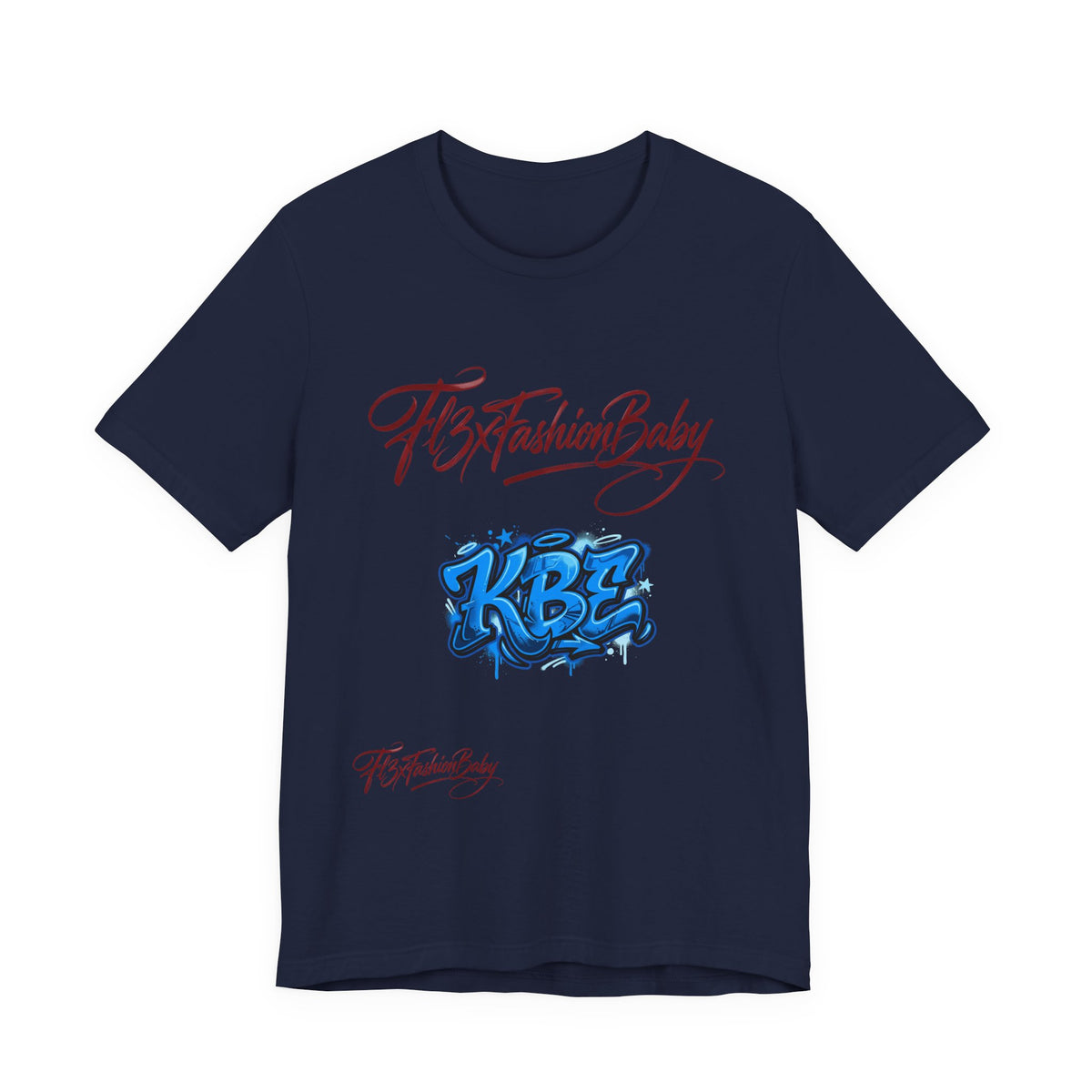 KBZ Graffiti Logo Tee — FBxFashionBaby Script Graphic T-Shirt
