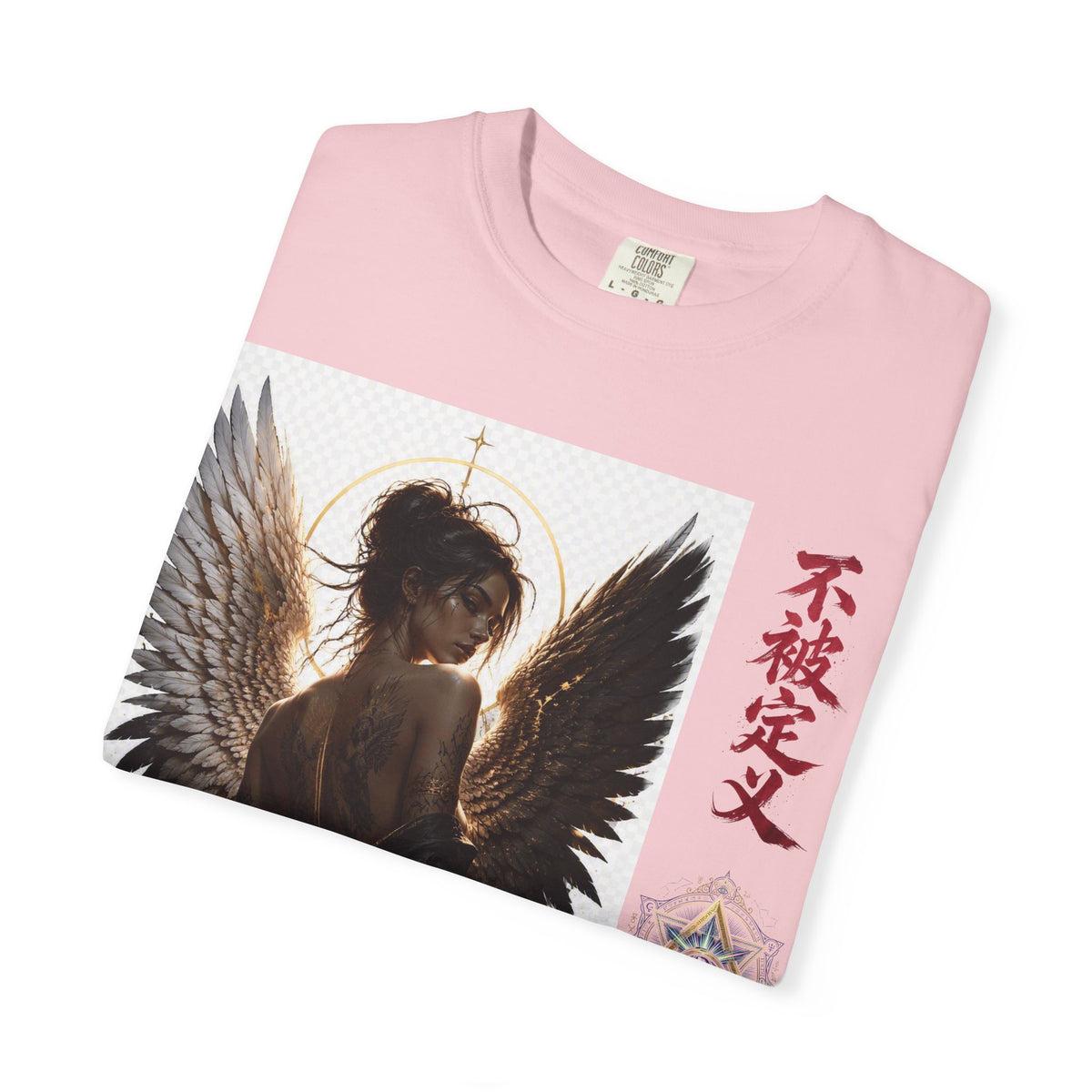 Angel Wings Graphic Tee — "FL3XFASHION" Gothic Streetwear T-Shirt