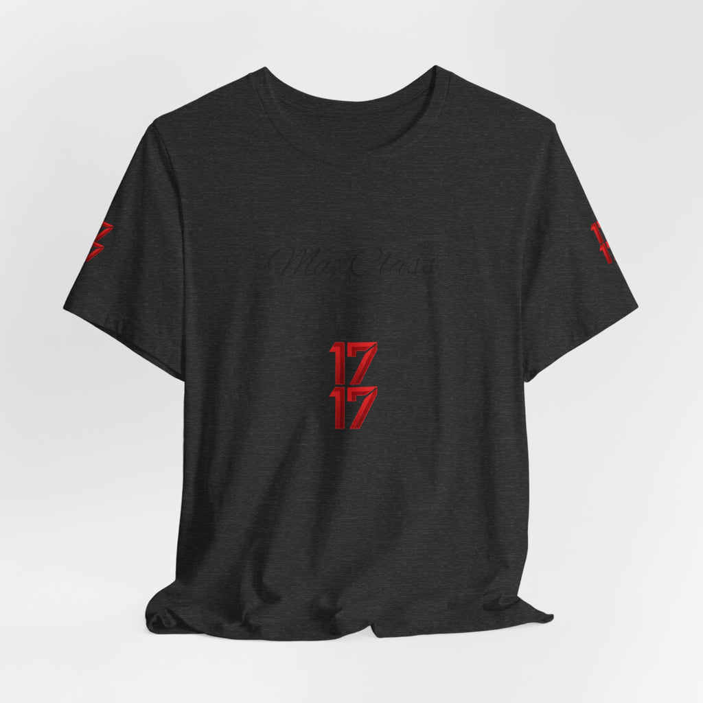 MaxClass '17' Graphic Tee — Minimal Script Logo T-Shirt