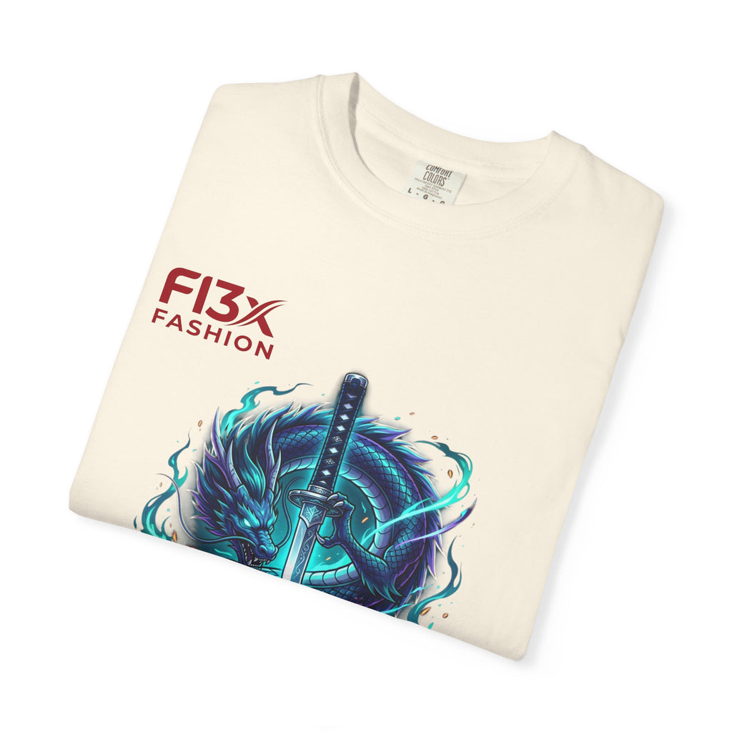 Dragon Katana T-Shirt — Neon Samurai Sword Graphic Tee (17/17)