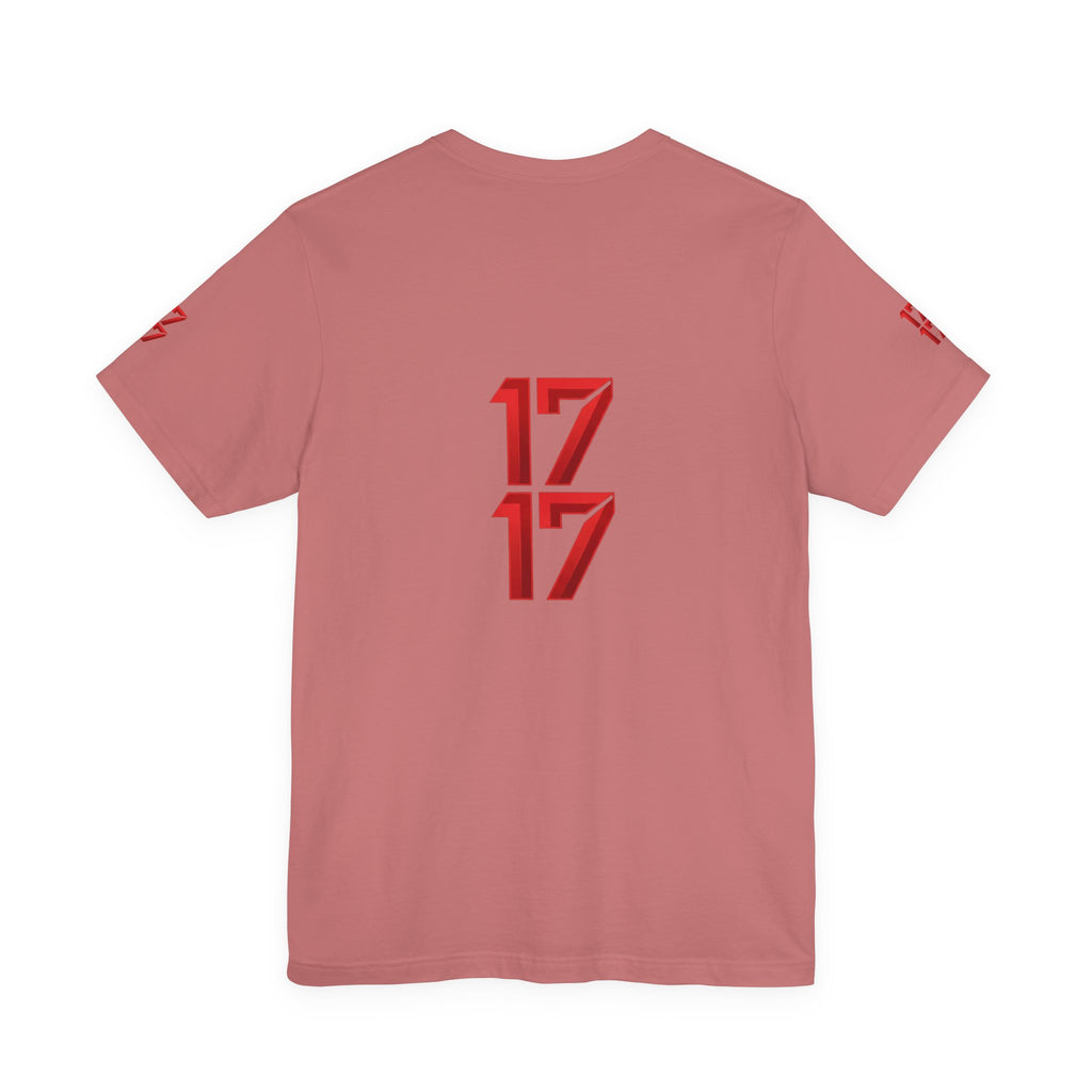 Stay Krazi Graffiti Tee — Red 17 Streetwear T‑Shirt
