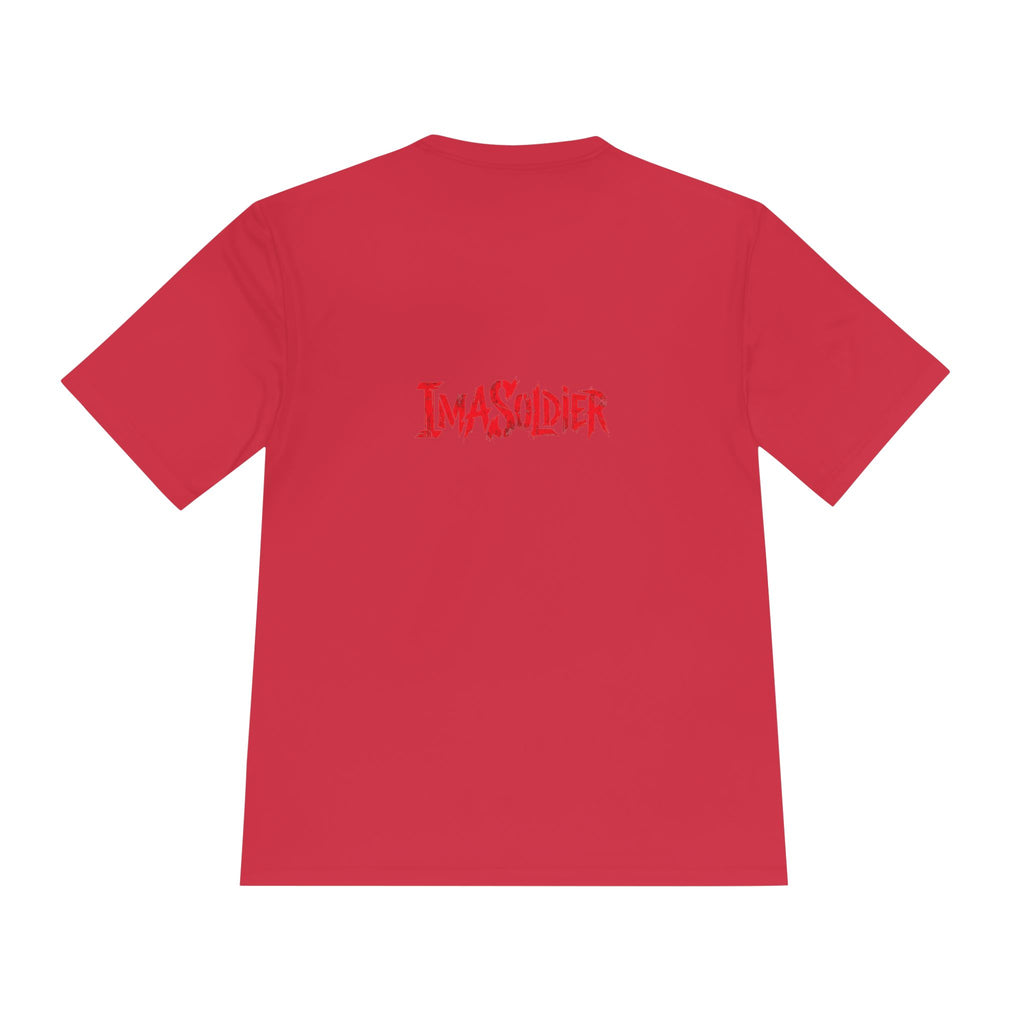 ImaSoldier Graphic Tee — Dark Joker Face Logo Moisture‑Wicking Shirt