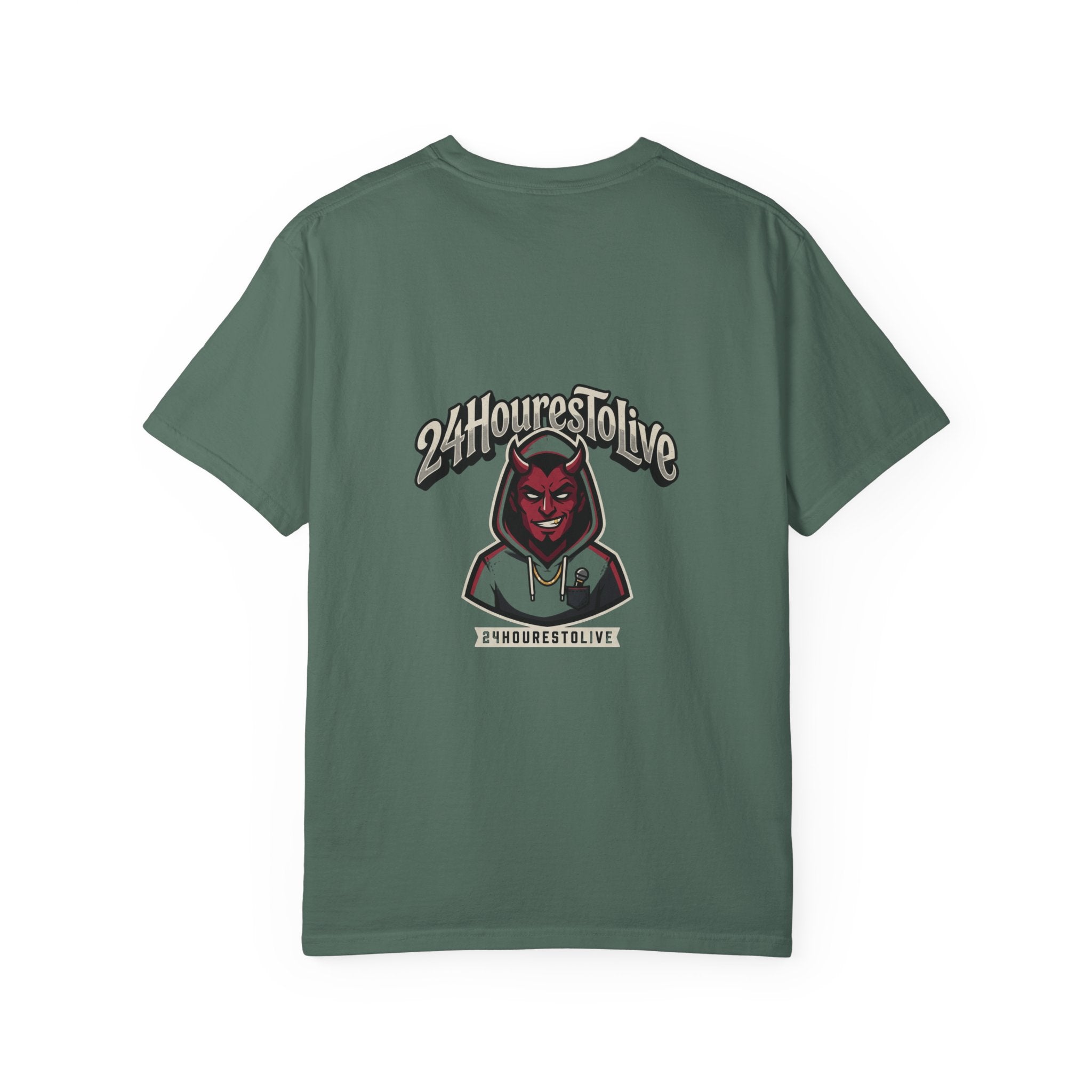 Angel & Devil Graphic T-Shirt — '24 Hours To Live' Streetwear