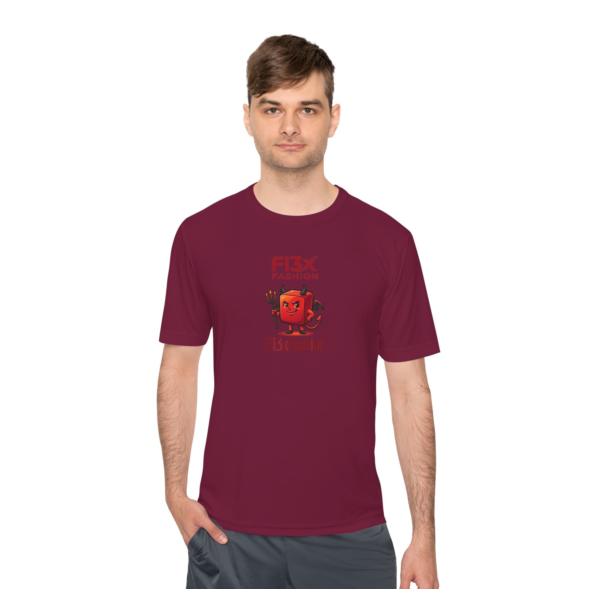 F13x Fashion Devil Logo Tee — Moisture-Wicking Athletic Shirt