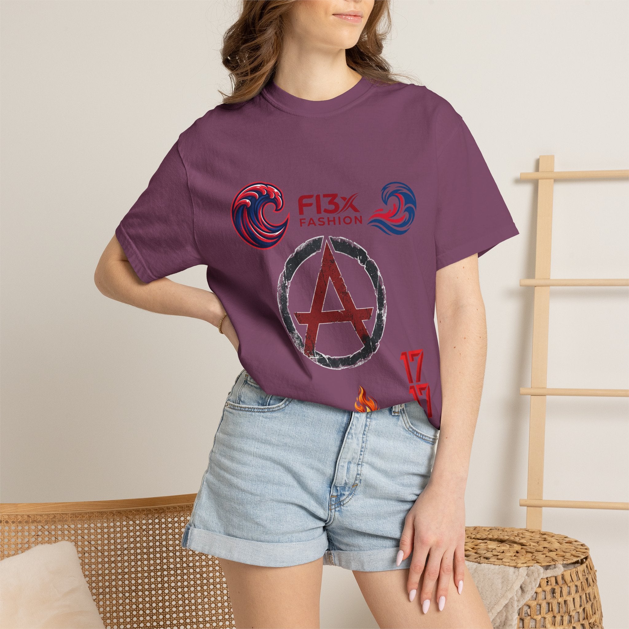 Graphic T-Shirt — 'Just Be You' FI3x Fashion Wave Logo Tee
