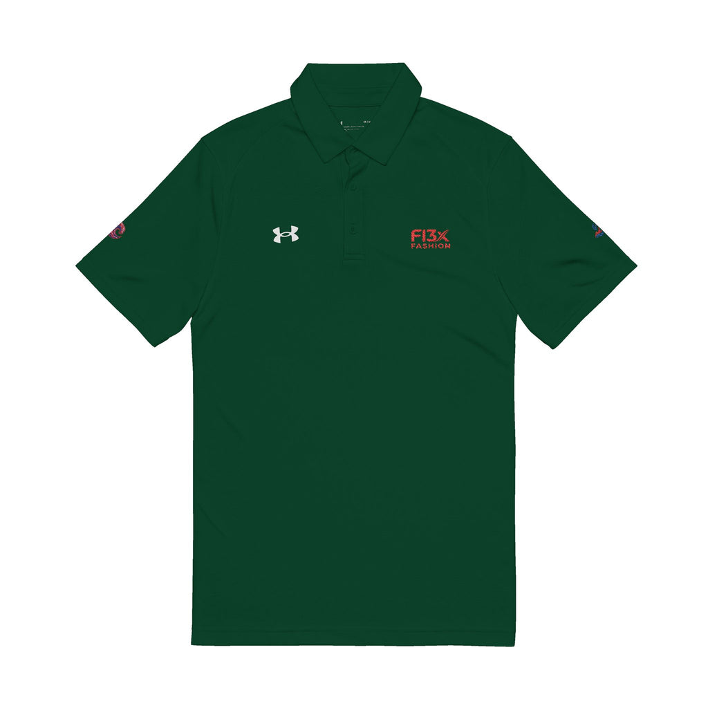 Embroidered Under Armour Men's Polo — F13K Aviation Logo