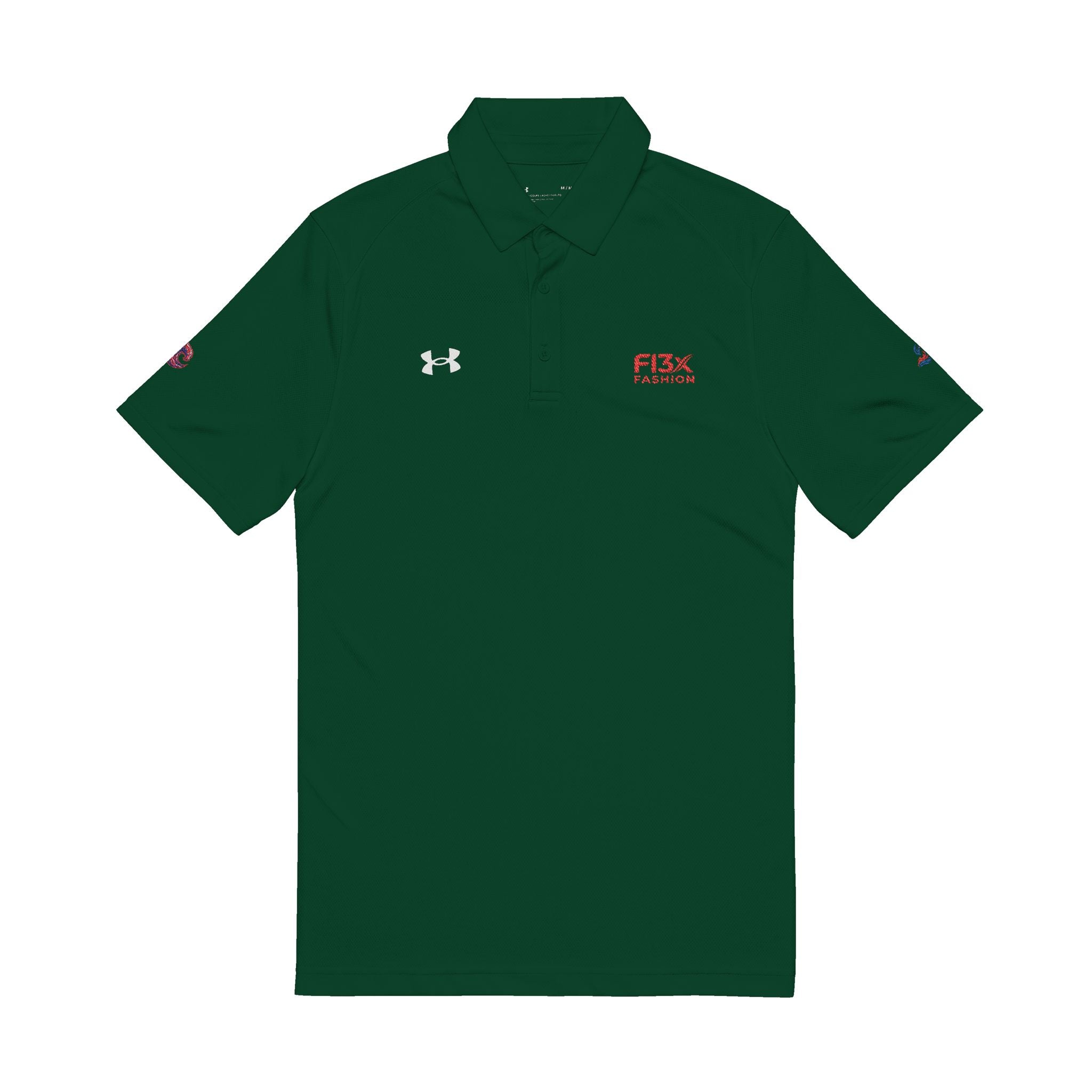 Embroidered Under Armour Men's Polo — F13K Aviation Logo