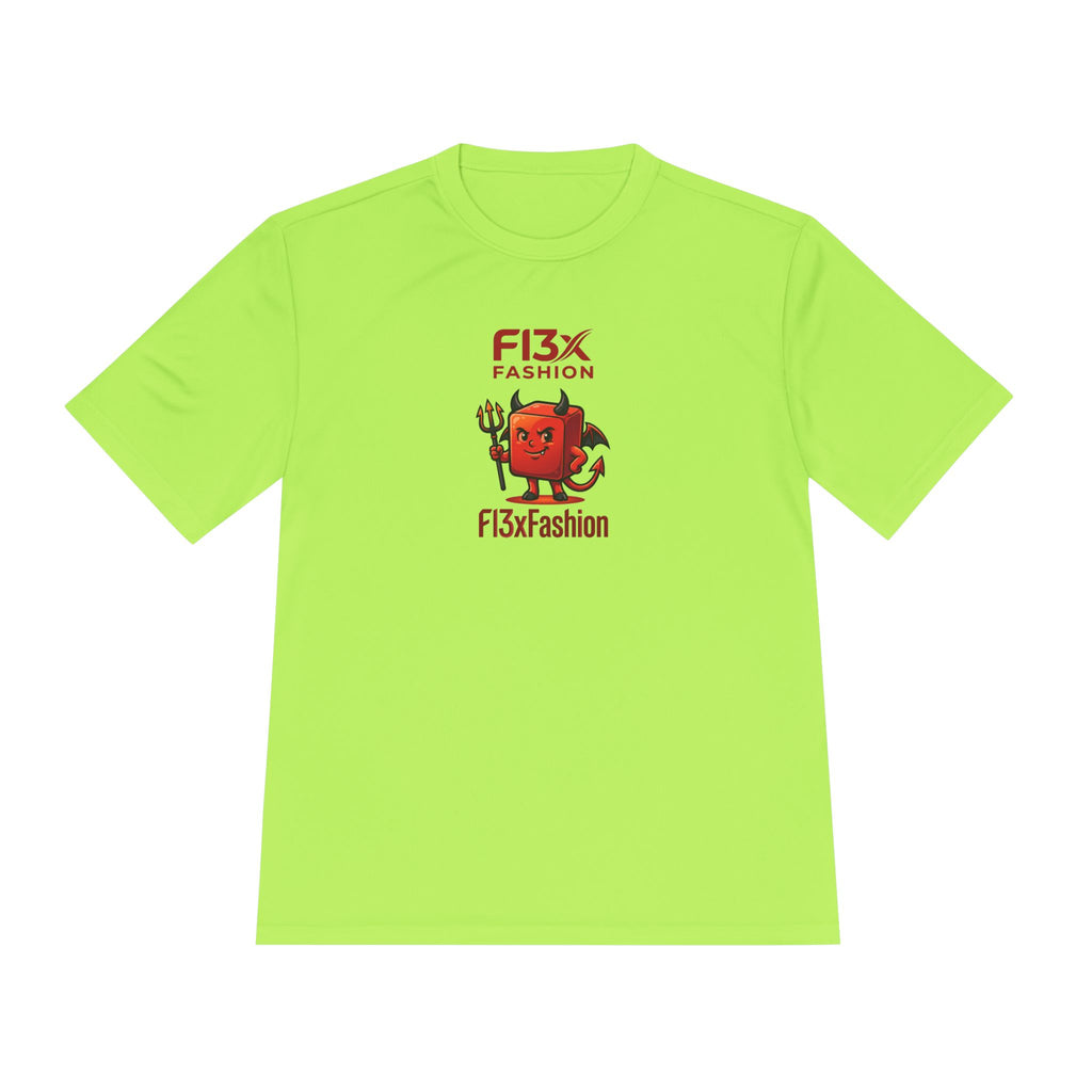 F13x Fashion Devil Logo Tee — Moisture-Wicking Athletic Shirt