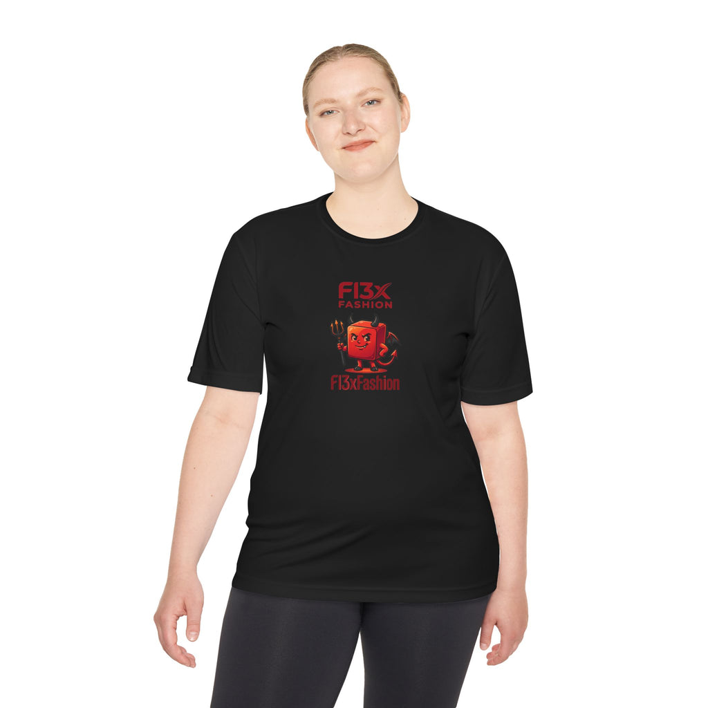 F13x Fashion Devil Logo Tee — Moisture-Wicking Athletic Shirt