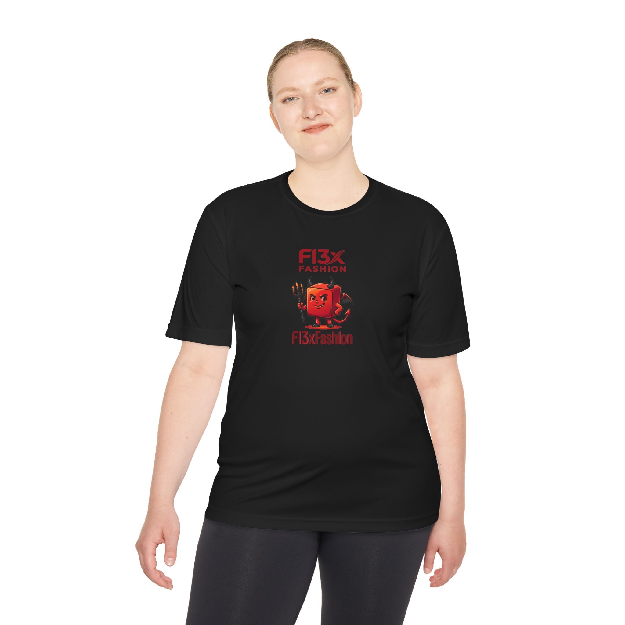 F13x Fashion Devil Logo Tee — Moisture-Wicking Athletic Shirt