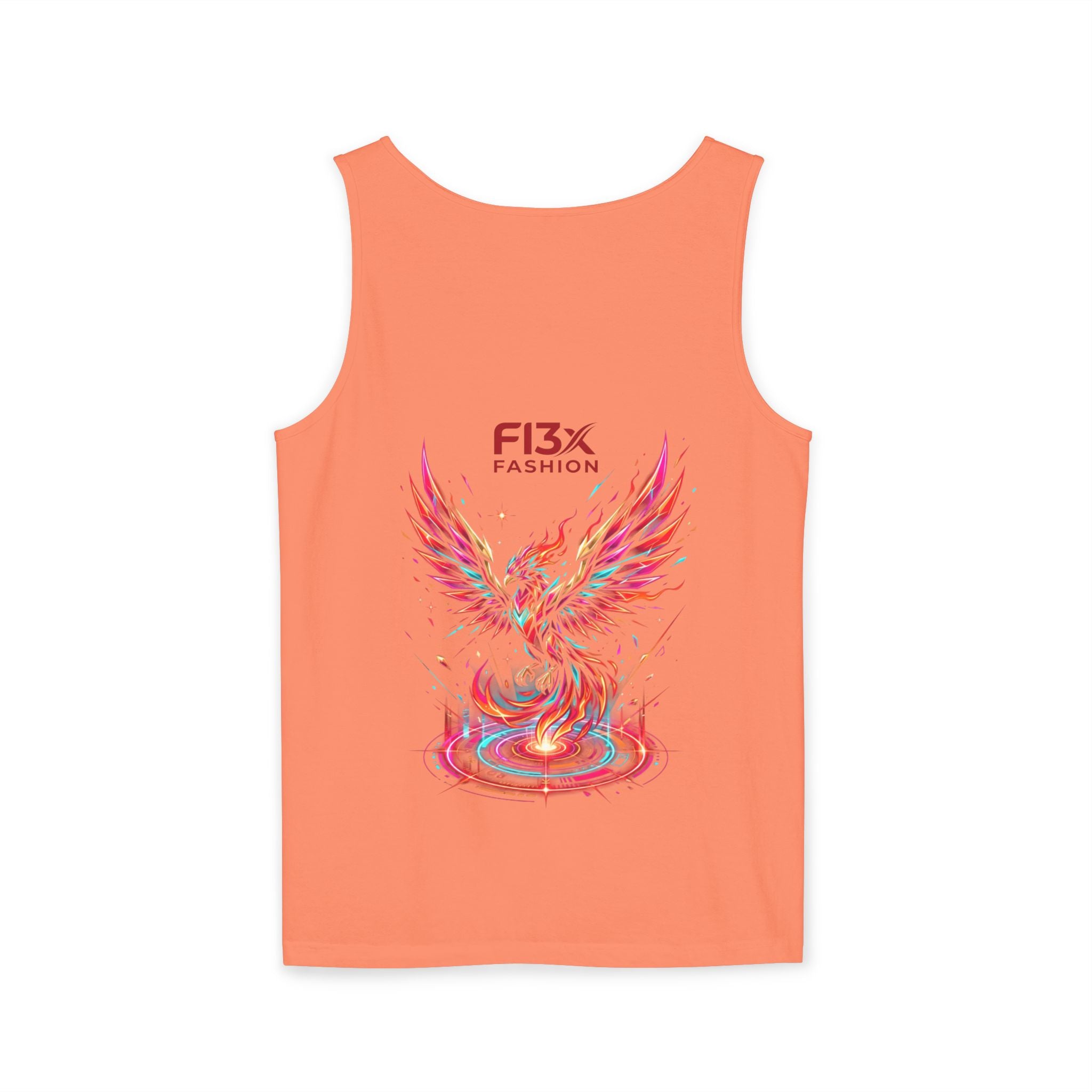 Phoenix Graphic Tank Top — Colorful Rising Firebird Design