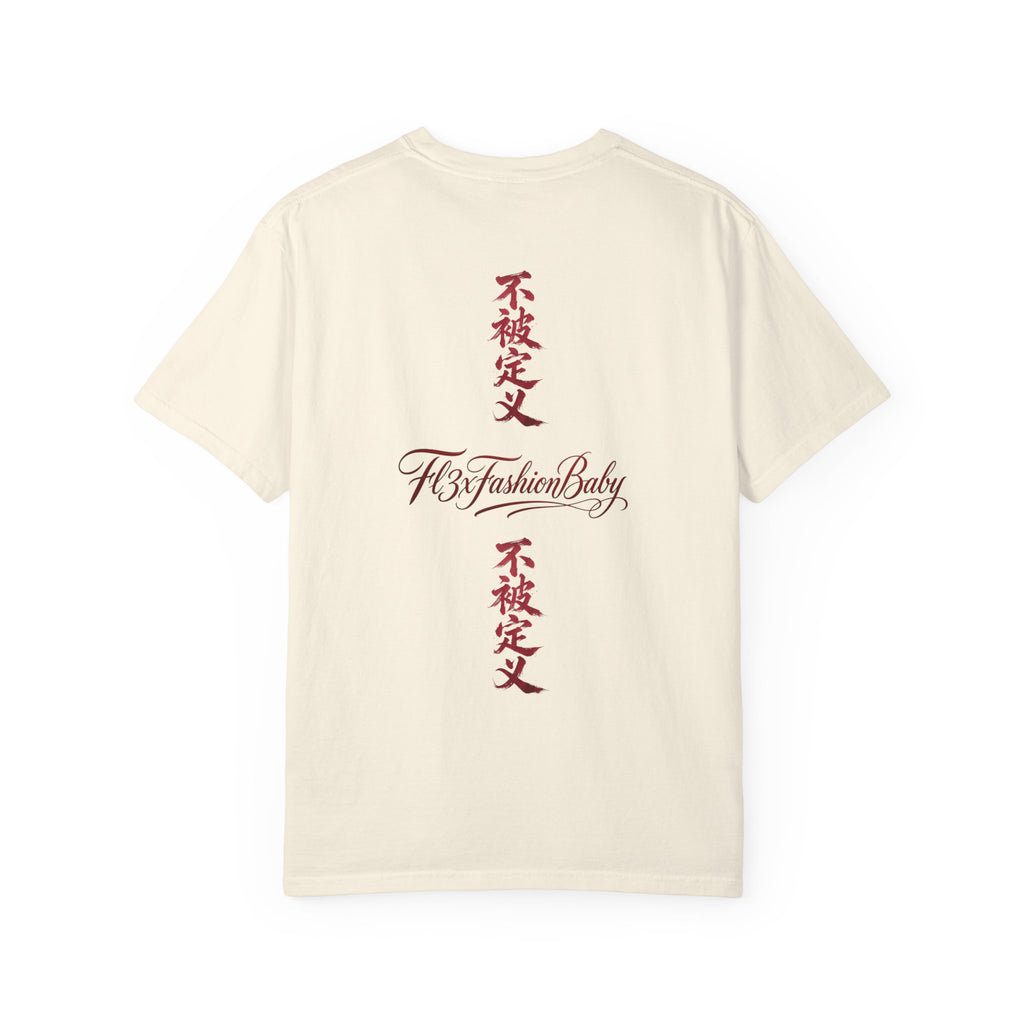 Graphic T-Shirt — Urban Asian-Inspired Logo Tee with Kanji & Devil Icon