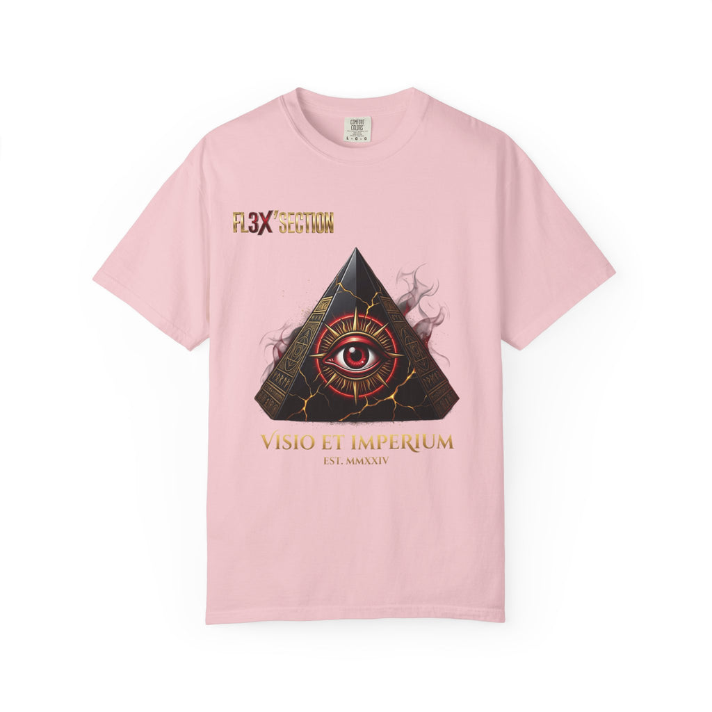 All-Seeing Eye Pyramid T-Shirt — "Visio Et Imperium" Graphic Tee