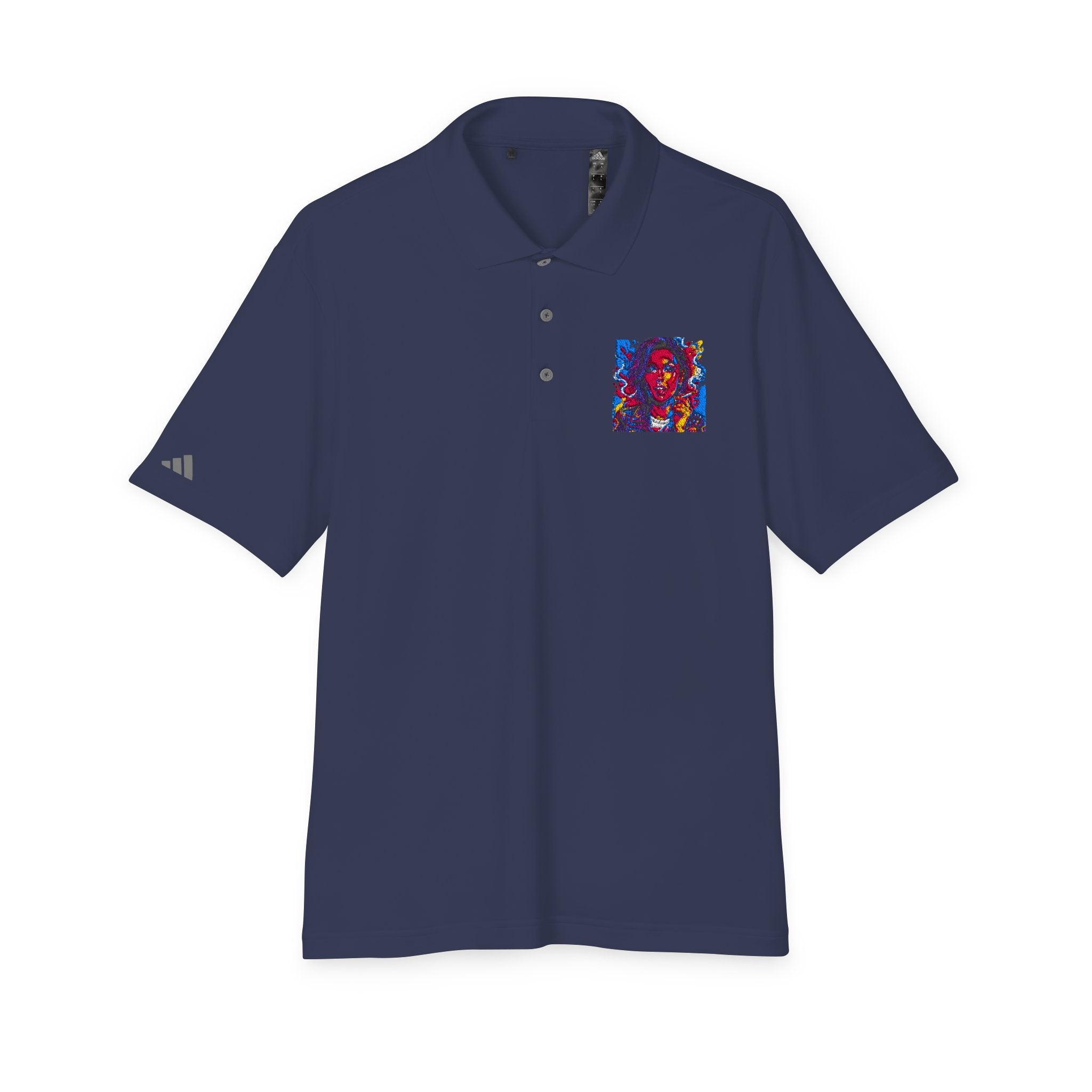 Abstract Color Portrait Polo Shirt