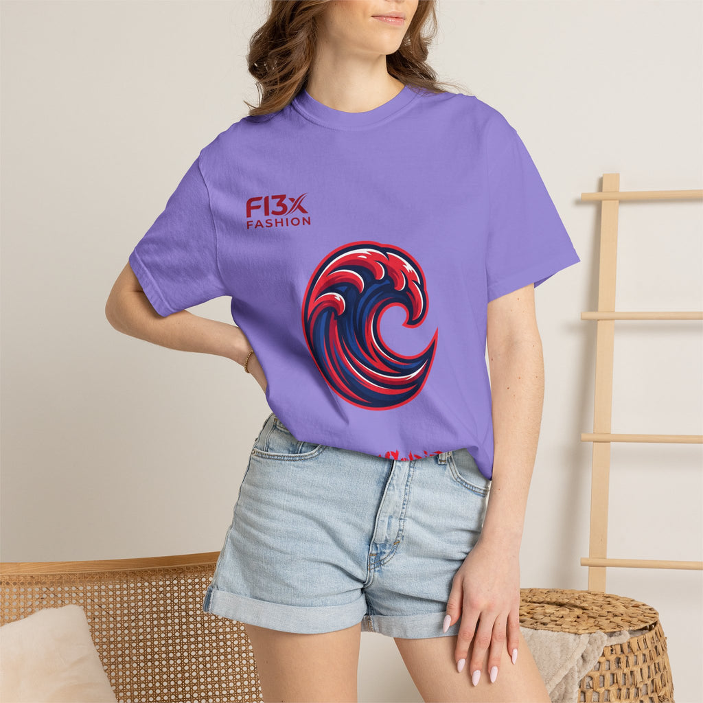 Wave Emblem T-Shirt — 'I'm A Soldier' Graphic Crew Tee
