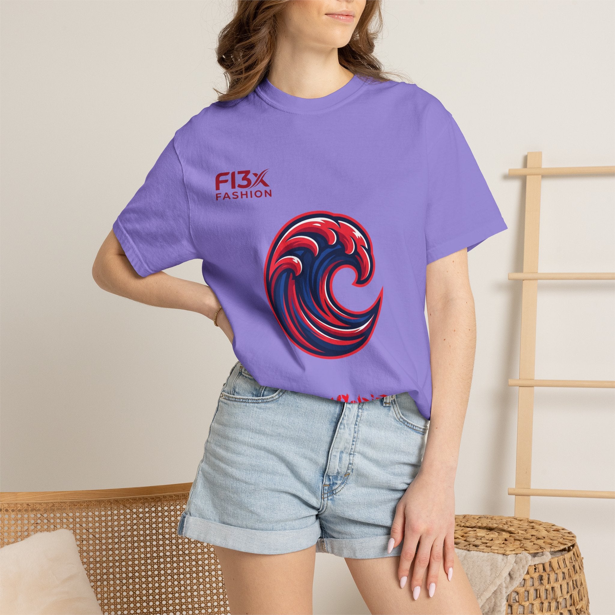 Wave Emblem T-Shirt — 'I'm A Soldier' Graphic Crew Tee