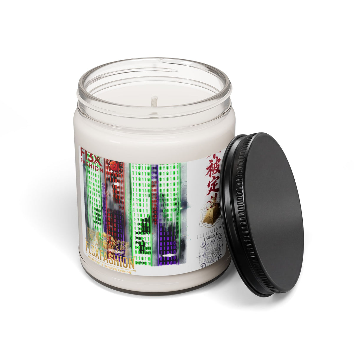 9oz Scented Soy Candle — Urban Zen Aroma with Asian Calligraphy Label