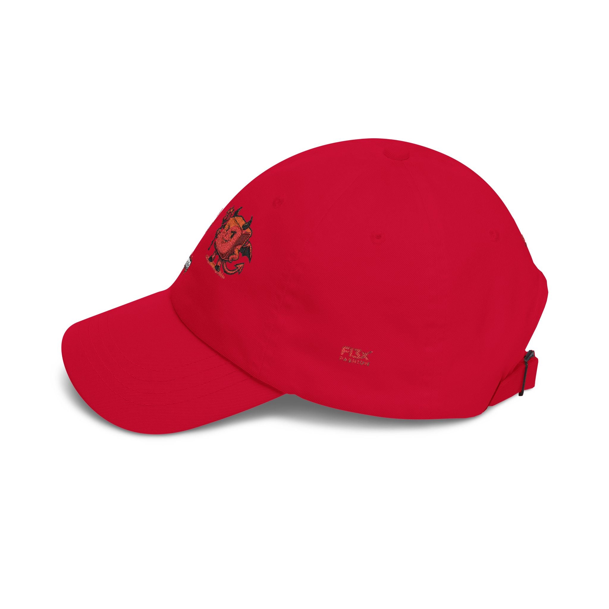Devil Pixel Dad Cap – Retro Gaming Graphic Baseball Hat