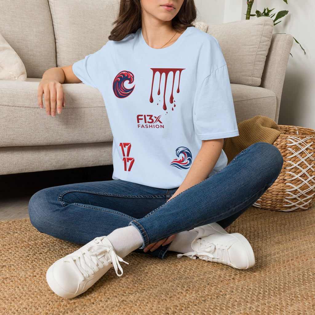 Graphic Tee — F13x Fashion Drip & Wave Design