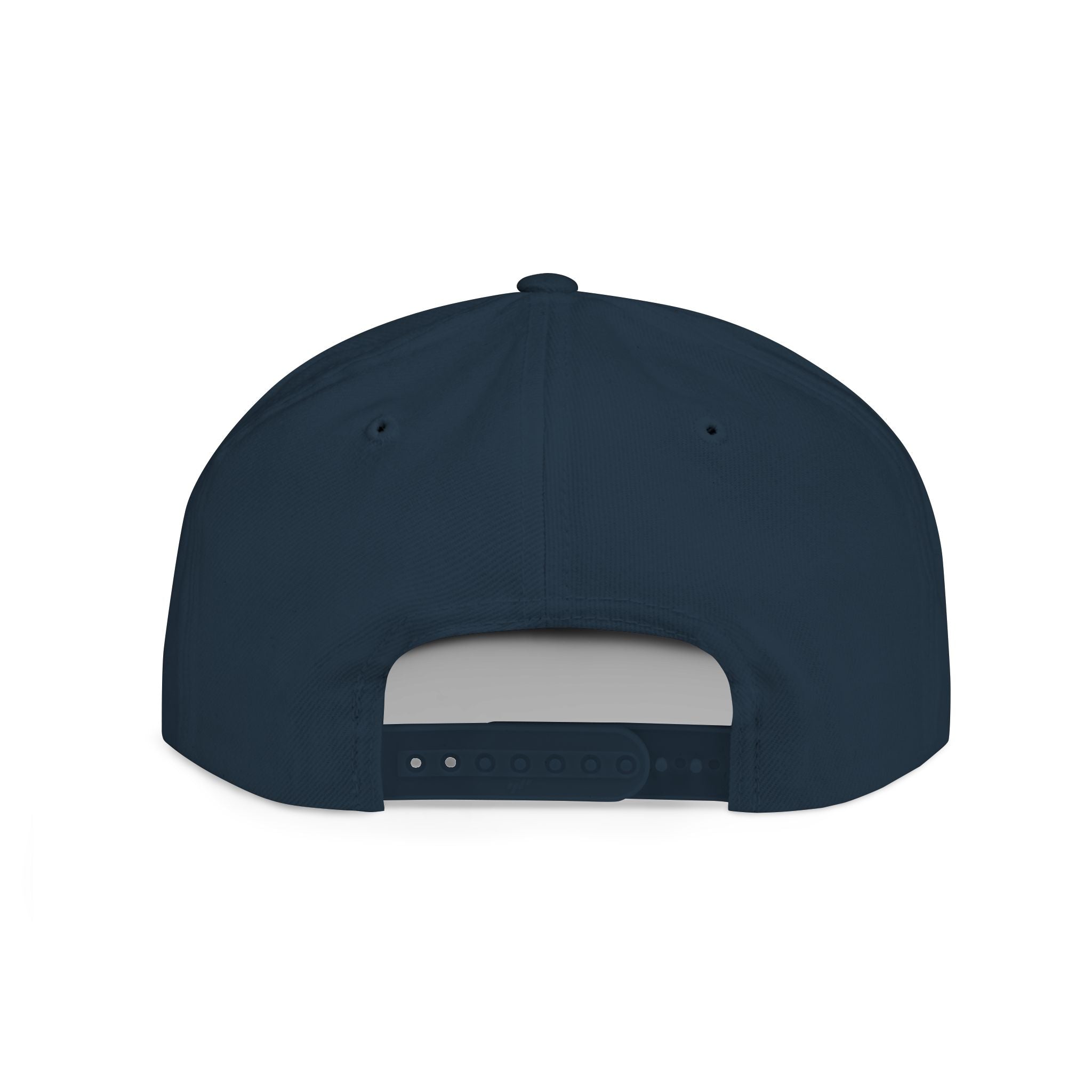 Snapback Hat — Red Graffiti Logo Flat Bill Cap