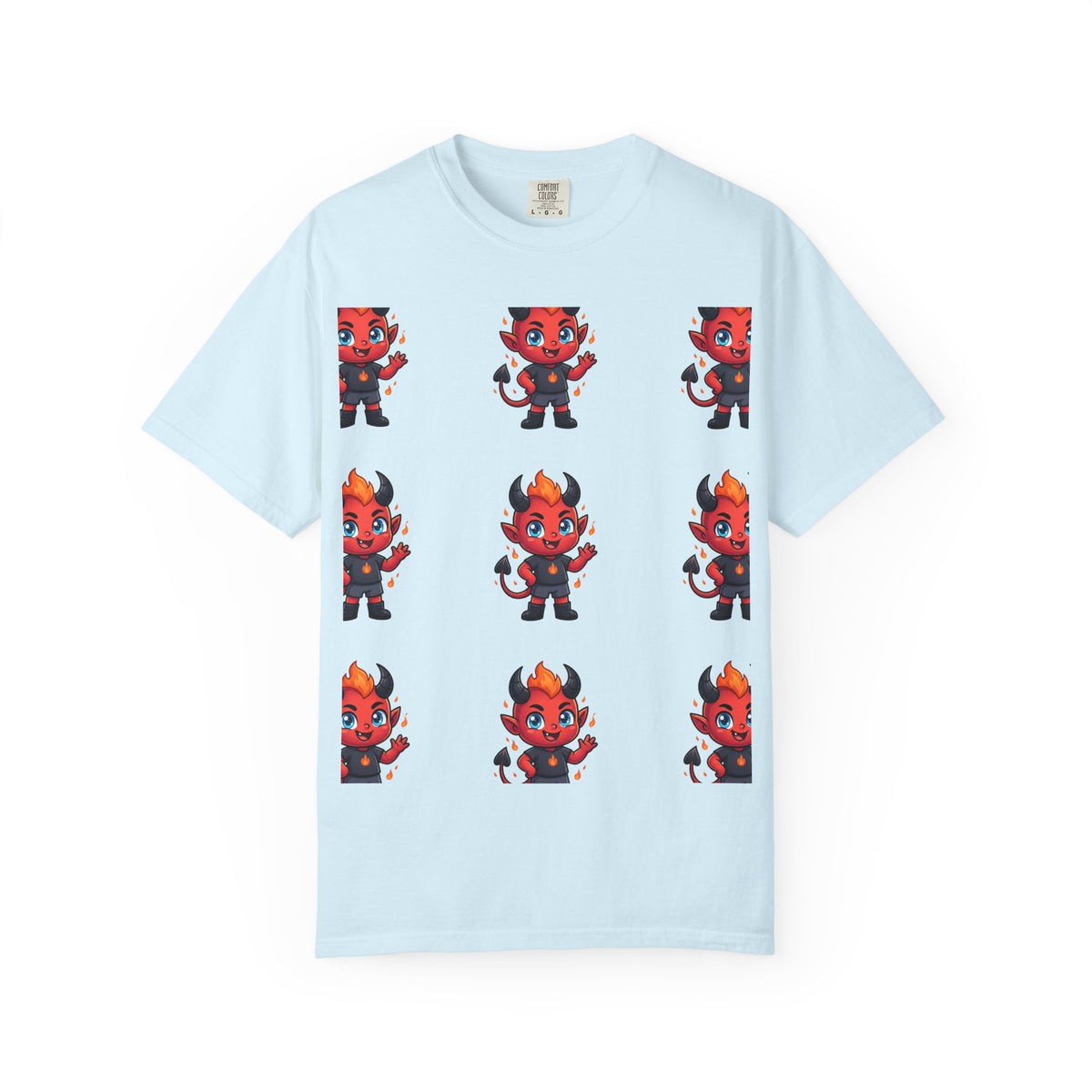 Illuminati Israel Pyramid T-Shirt with Devil Character Pattern