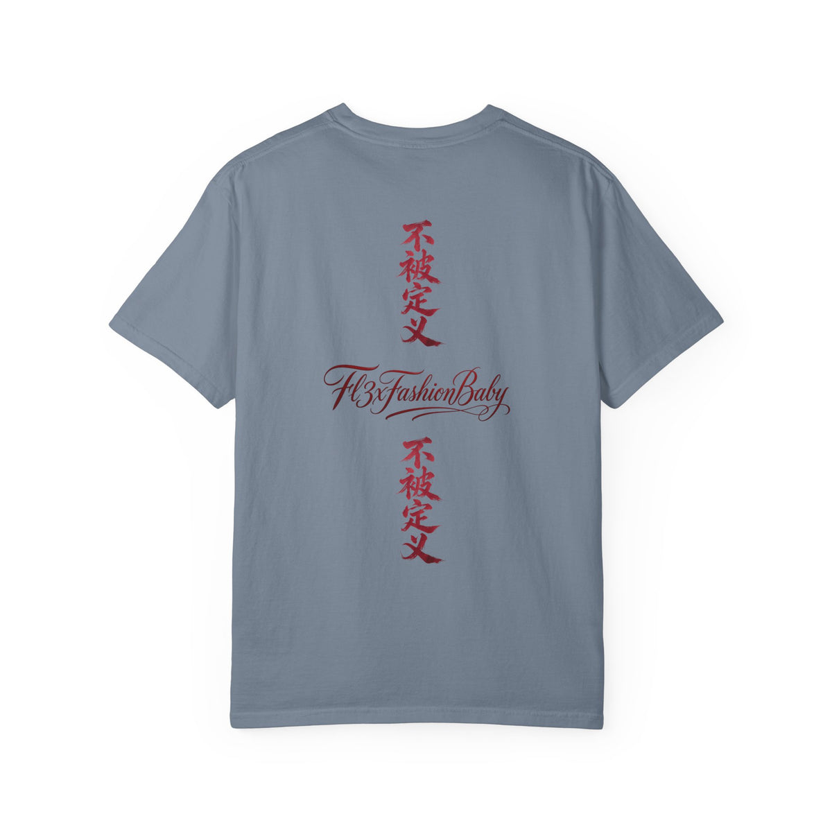 Graphic T-Shirt — Urban Asian-Inspired Logo Tee with Kanji & Devil Icon