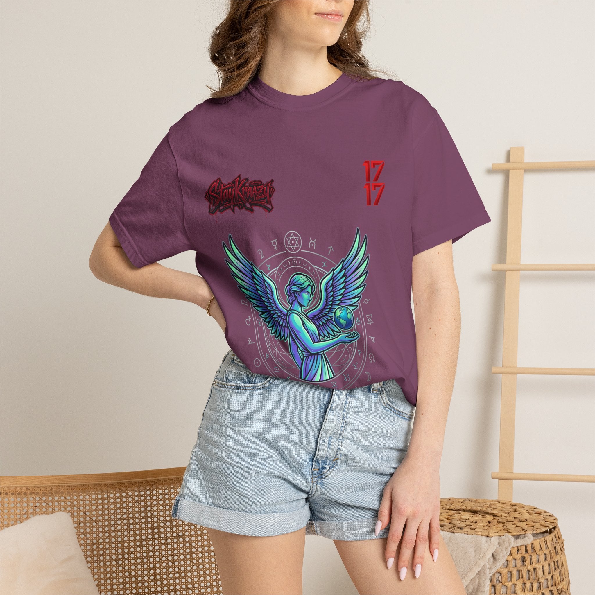 Angel & Devil Graphic T-Shirt — '24 Hours To Live' Streetwear