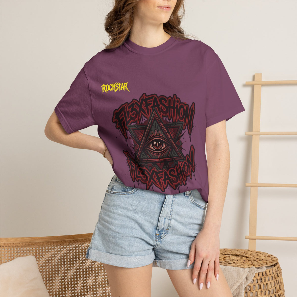 Graphic Tee — “Flex Fashion” All-Seeing Eye Streetwear T-Shirt