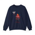 Devil Baby Crewneck Sweatshirt - Cute Red Demon Graphic