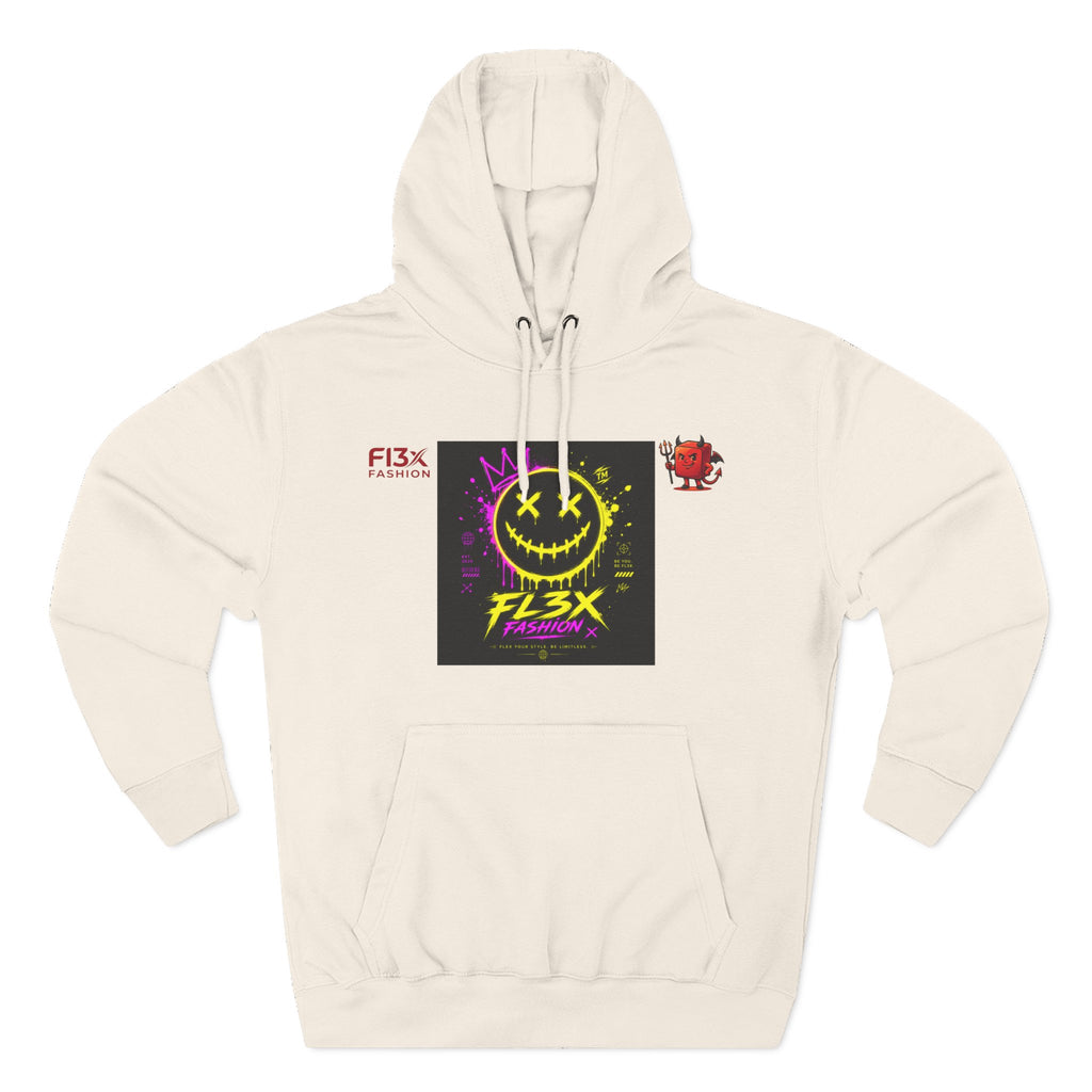 Smiley Neon Graphic Hoodie — FL3X Fashion Streetwear