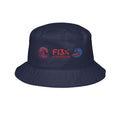 FI3X Fashion Embroidered Bucket Hat – Trendy Logo Streetwear