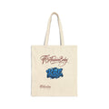 Tote Bag - KBZ Blue Graffiti Logo Cotton Canvas Tote