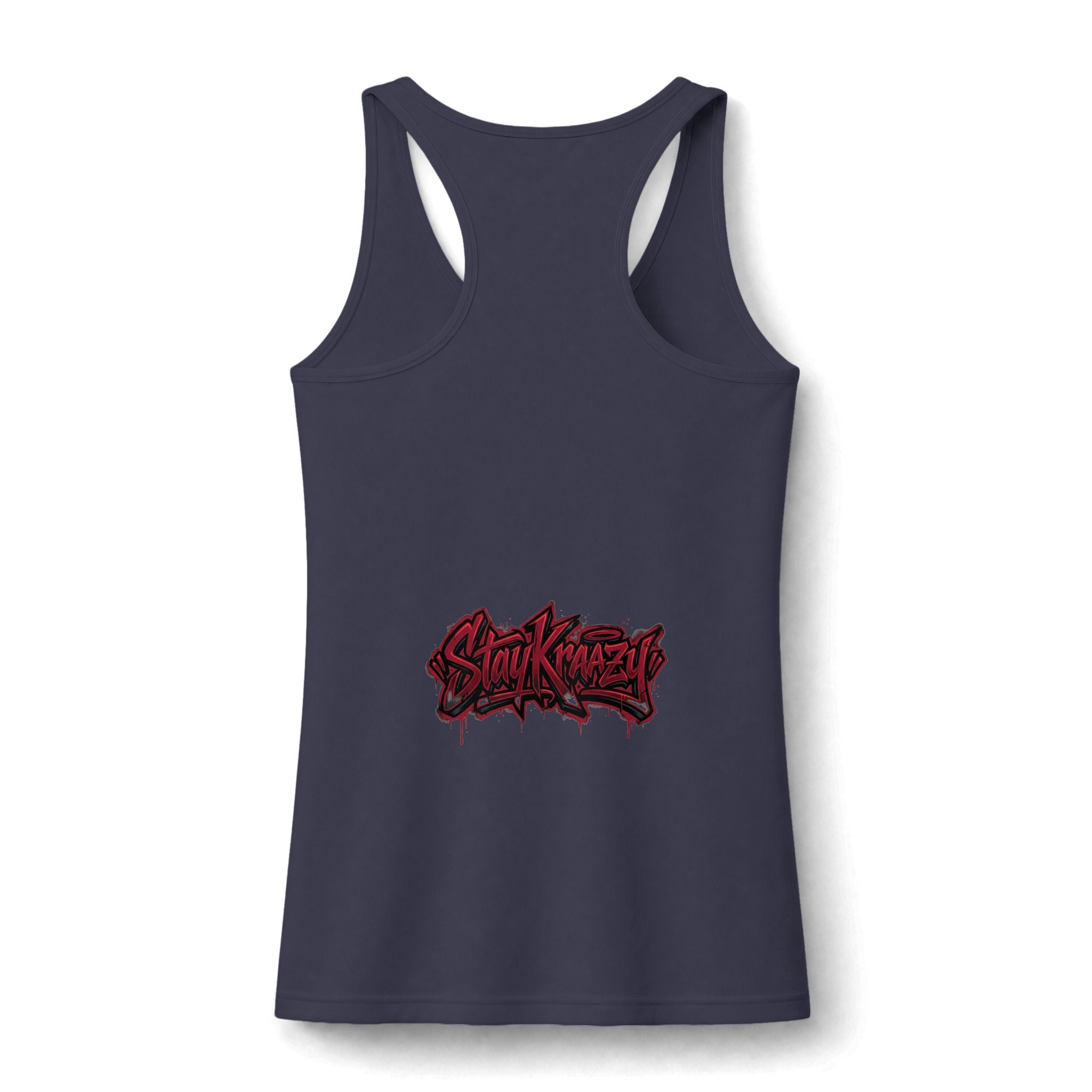 Women's Performance Tank Top – '17 17' Front & 'Stay Krazy' Back Athletic Graphic Tank