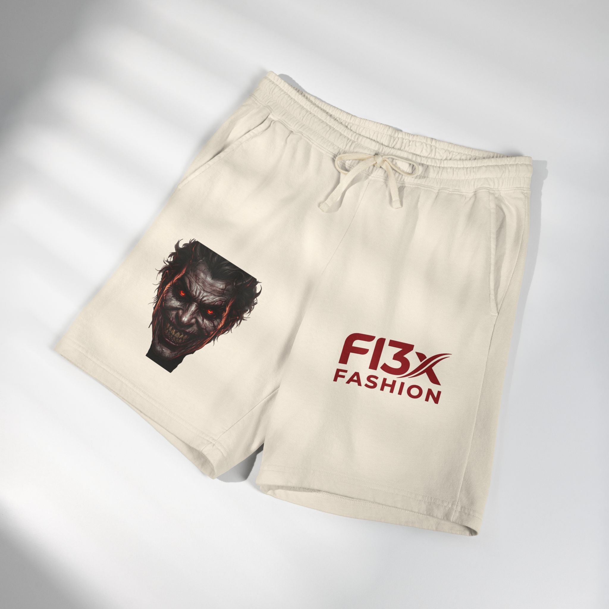 Graphic Fleece Sweat Shorts — Illustration Logo Casual Lounge Shorts