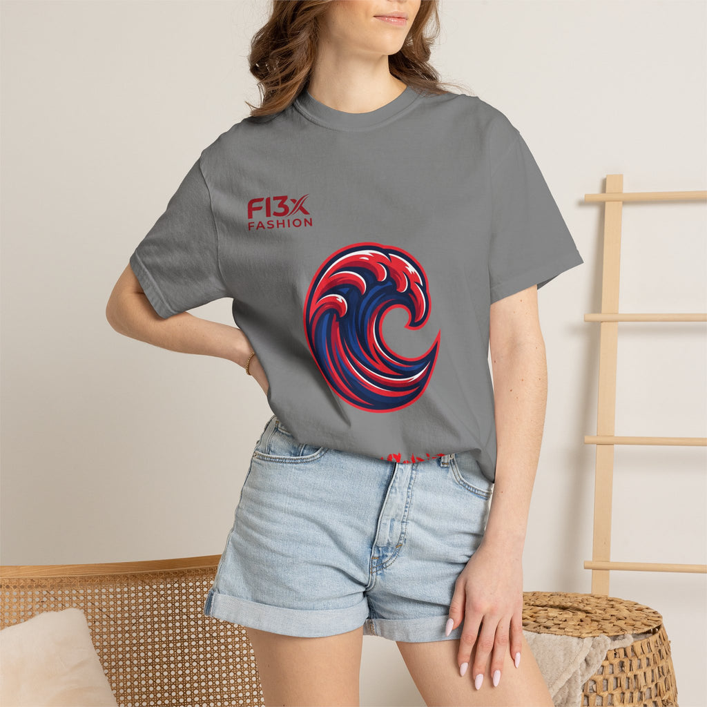 Wave Emblem T-Shirt — 'I'm A Soldier' Graphic Crew Tee