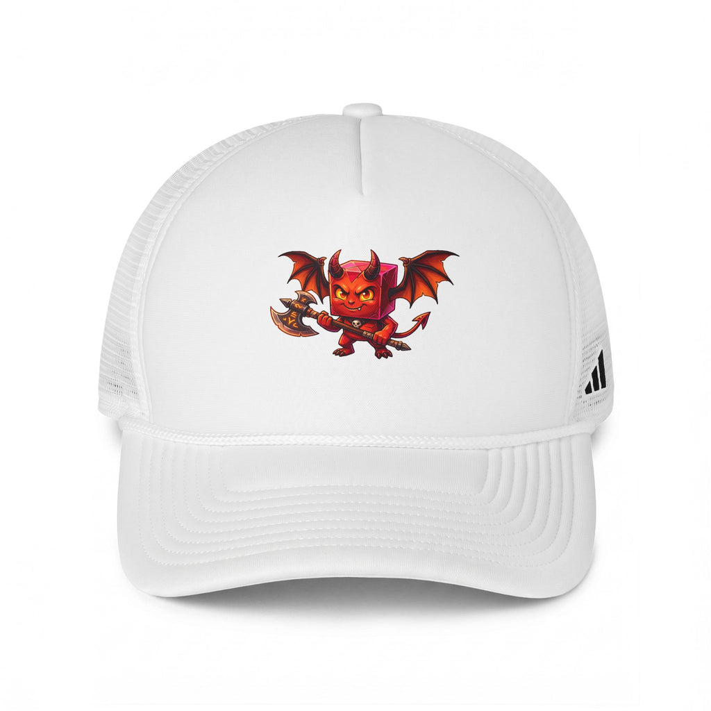 Devil Dragon Trucker Hat – Cute Red Demon Graphic Cap