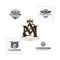 FL3XFASHION Logo Kiss-Cut Sticker Pack — Branded Laptop Decals