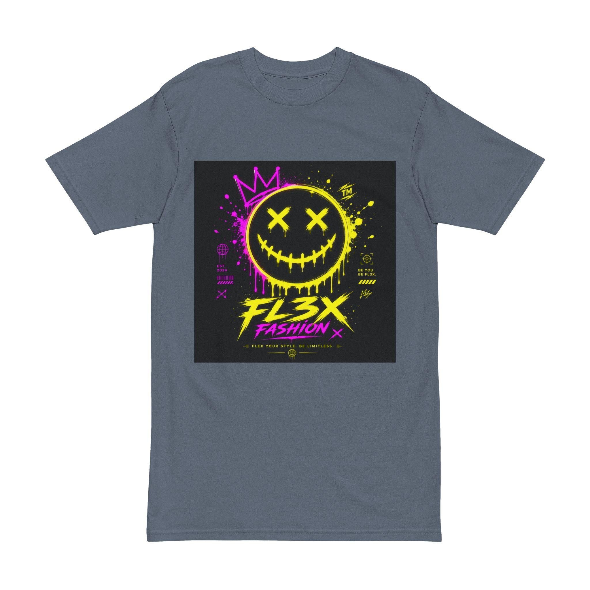 Neon Grin Tee — "FL3X Fashion" Graphic Streetwear T-Shirt
