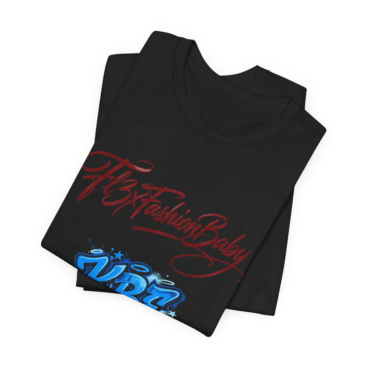 KBZ Graffiti Logo Tee — FBxFashionBaby Script Graphic T-Shirt