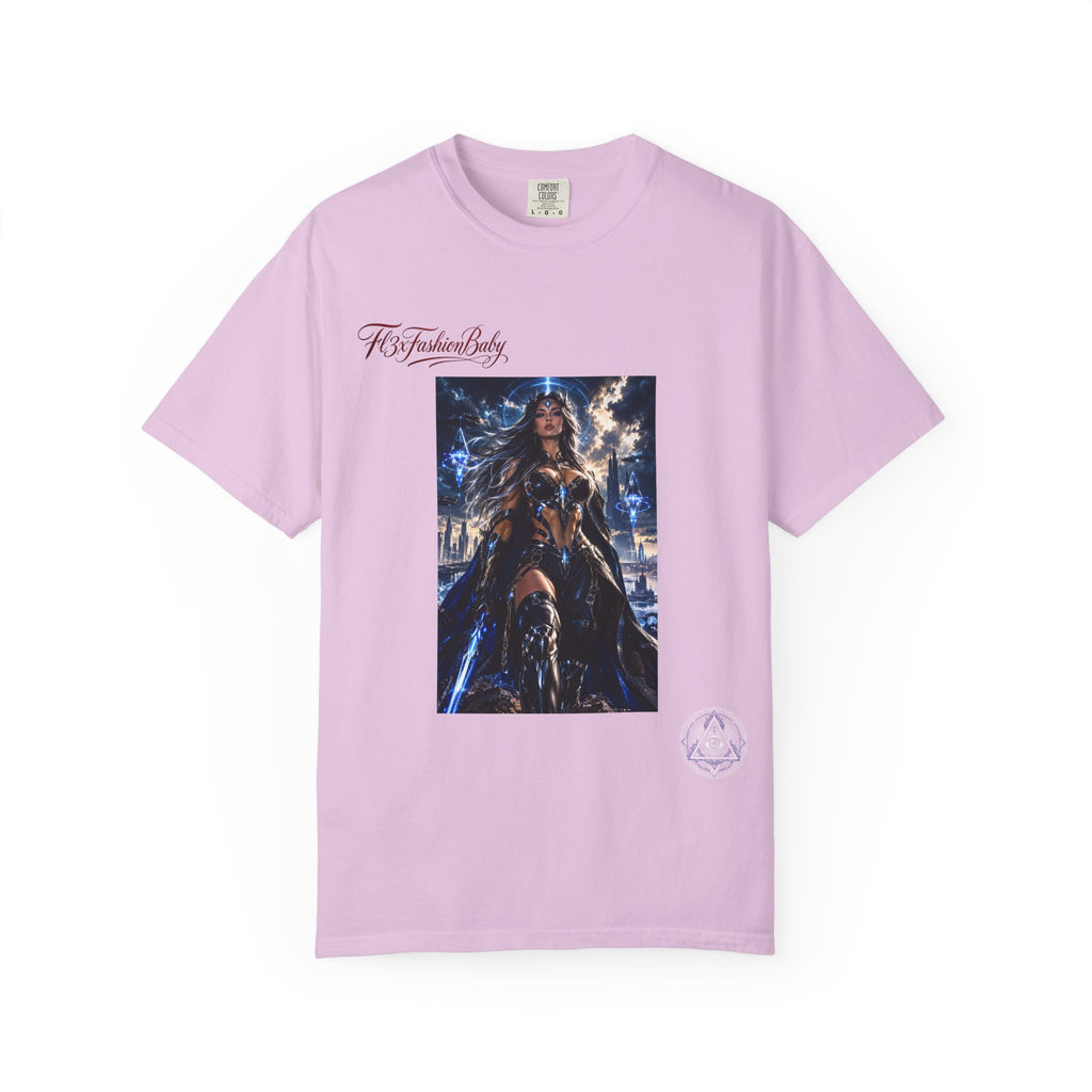 Fantasy Warrior Graphic T-Shirt — "FB7FashionBaby" Logo Tee