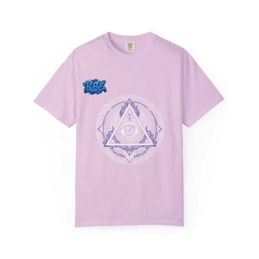 T-Shirt — Blue Geometric Mandala Bandana Graphic