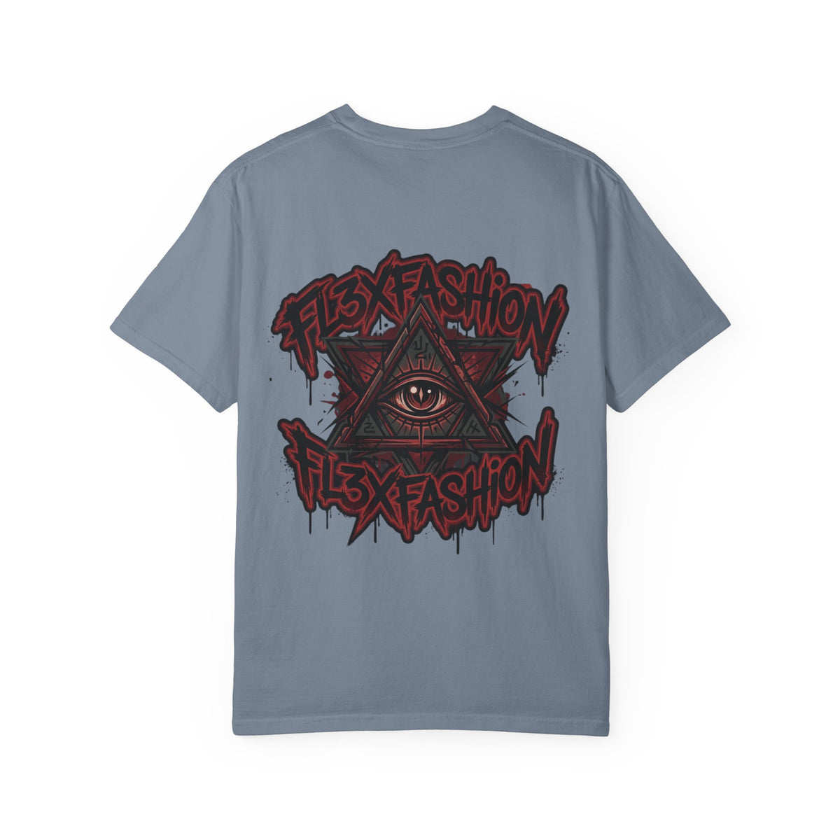 Halloqueen Graphic T-Shirt — Gothic Pyramid & All-Seeing Eye Streetwear