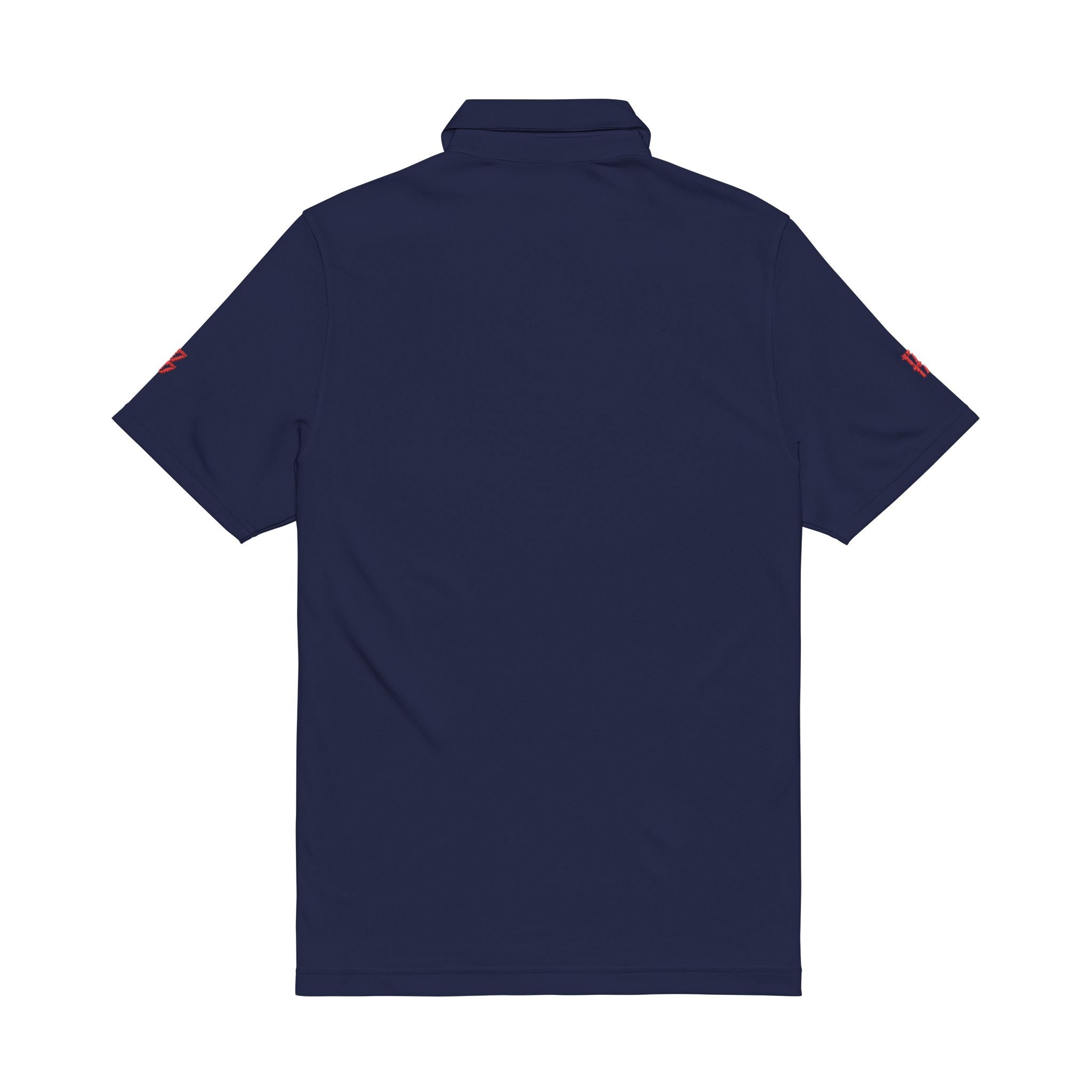 Embroidered '17' White Men's Performance Polo