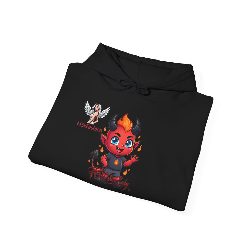 Cute Little Devil Hoodie — Playful Red Demon Graphic Sweatshirt