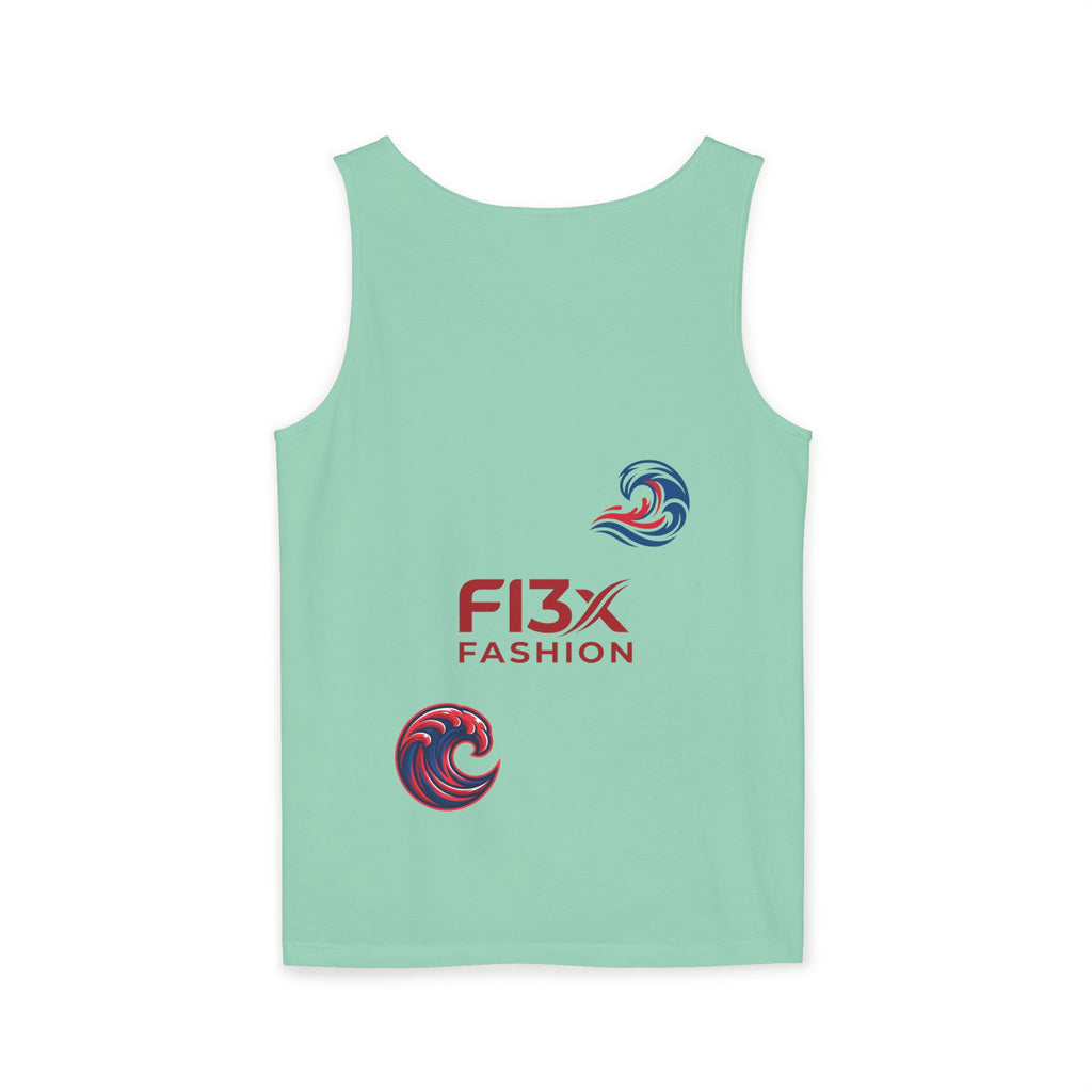 Graphic Tank Top — Colorful Street Art & Drip Logo Design