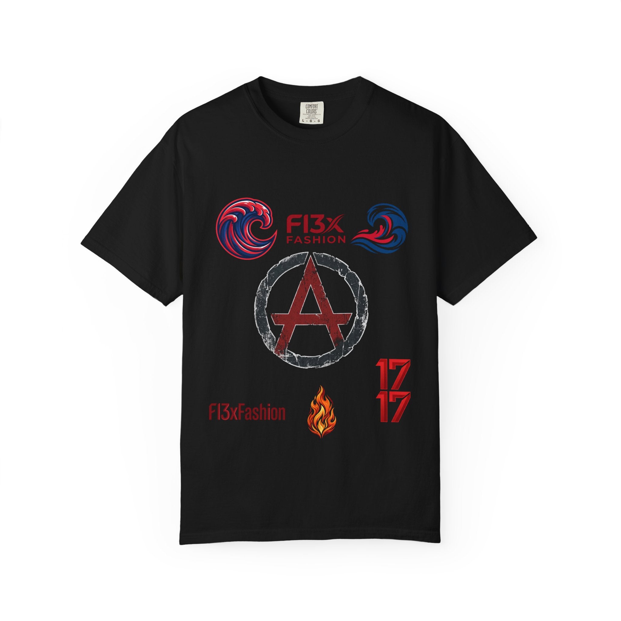 Graphic T-Shirt — 'Just Be You' FI3x Fashion Wave Logo Tee